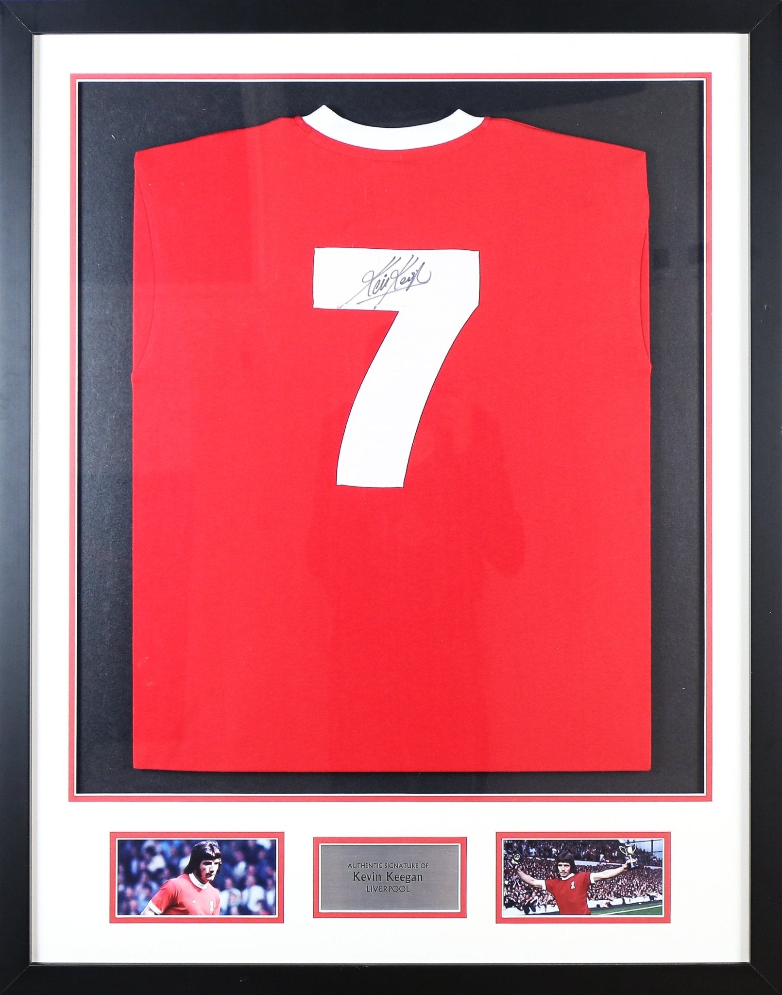 Kevin Keegan Signed Shirt Framed Display - Memorabilia Framers Shop
